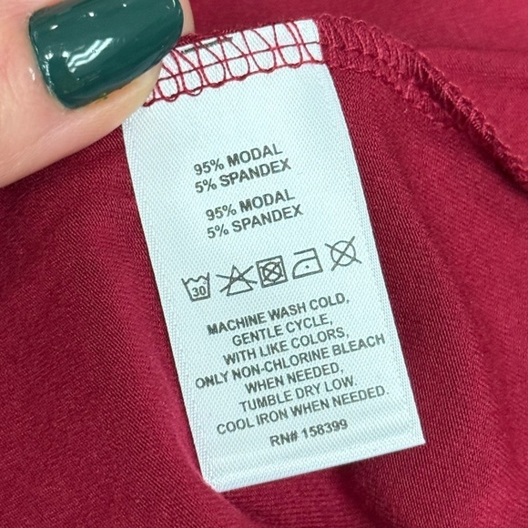 HB by Hale Bob Berry Modal T-Shirt Sleep Dress, Medium - Picture 8 of 9